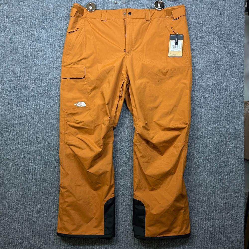 The North Face Freedom Snow Pants Mens 2XL Leather Brown NEW Waterproof Cargo